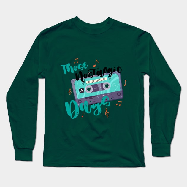 Nostalgia - old school designs Long Sleeve T-Shirt by DriSco